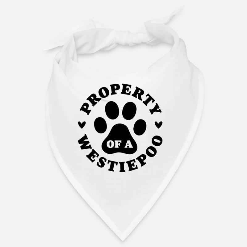 Eigentum eines Westiepoo Bandana