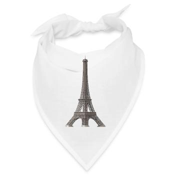 Eiffel Tower - Bandana - Weiß - Vorne