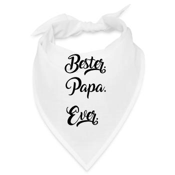 Papa - Bandana - Weiß - Vorne