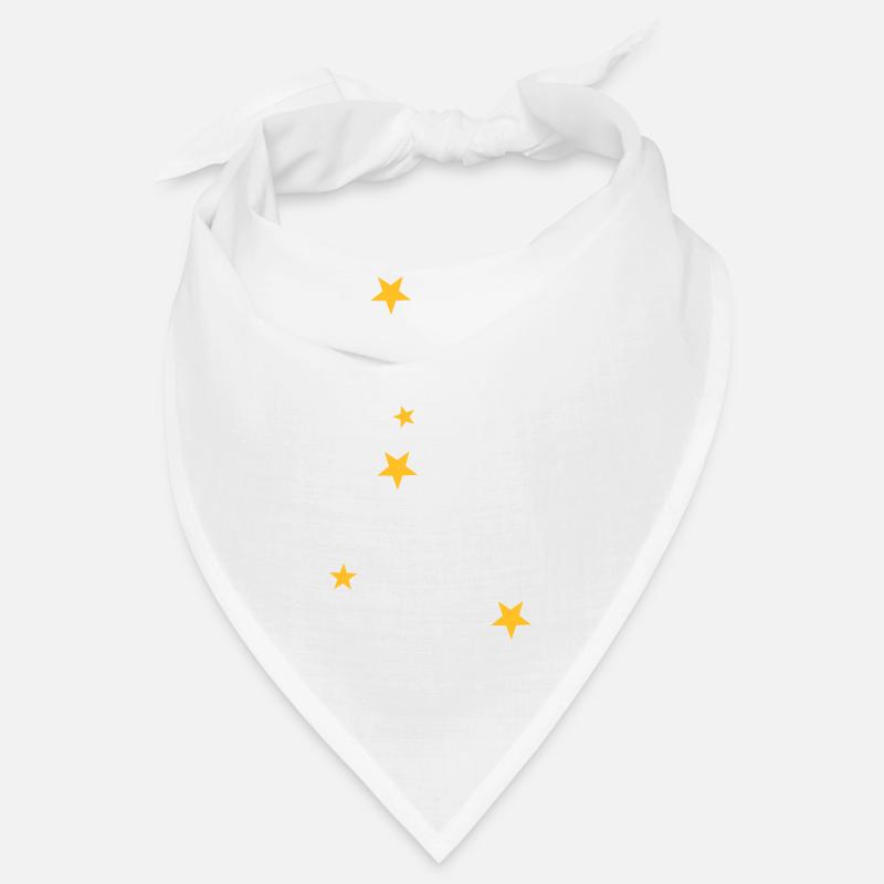 Krebs Sternbild - Bandana - Weiß