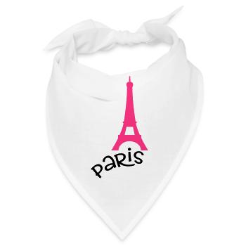 Paris - Bandana - Weiß - Vorne
