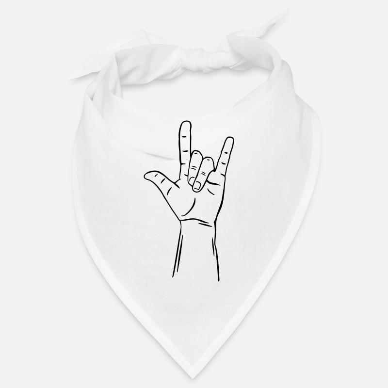Handgeste ich liebe dich / ich liebe dich Bandana