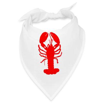 Der Hummer - Bandana - Weiß - Vorne