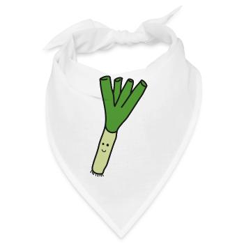 Lauch - Bandana - Weiß - Vorne