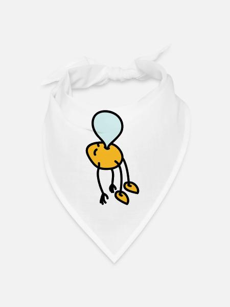 chewing_gum_man - Bandana - blanc - Devant