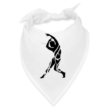 Dance male tribal de - Bandana - Weiß - Vorne