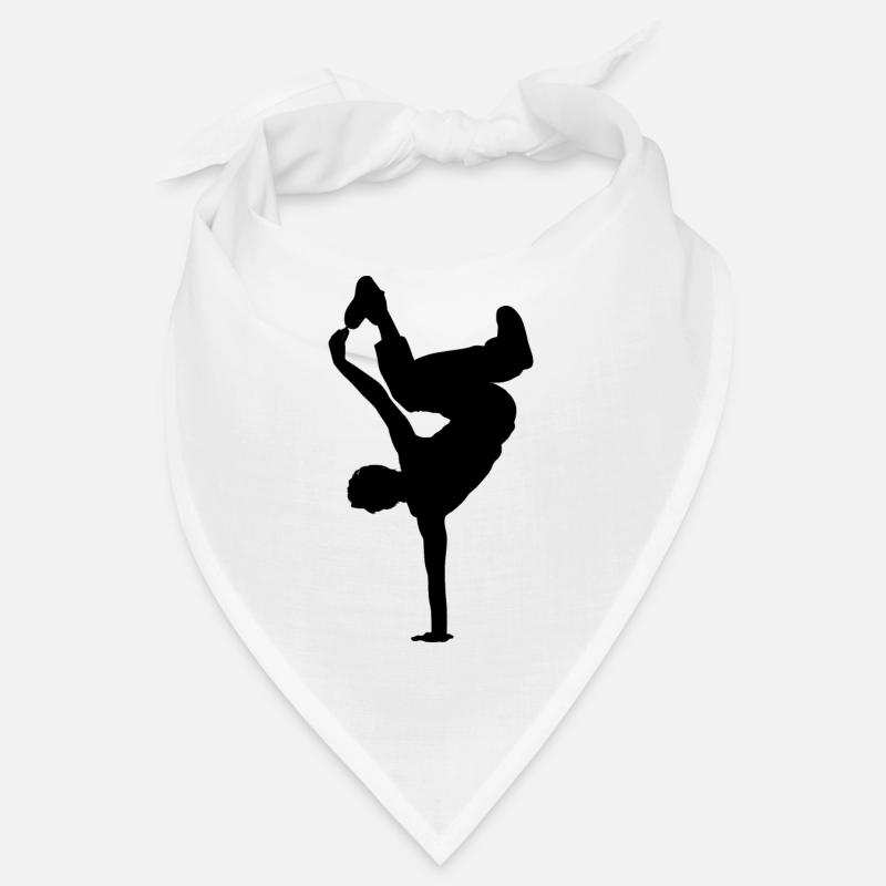 Breakdance Breaking B-Boying B-Girling Hip-Hop - Bandana - Weiß