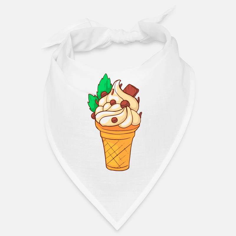 Crème glacée, crème glacée, crème glacée, crème glacée, boule, crème glacée, sundae Bandana