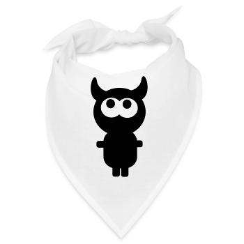 Bitte Bitte Bitte miniTyrann - Bandana - Weiß - Vorne