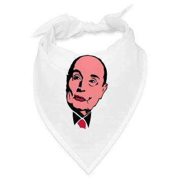 Francois Mitterrand Führer - Bandana - Weiß - Vorne