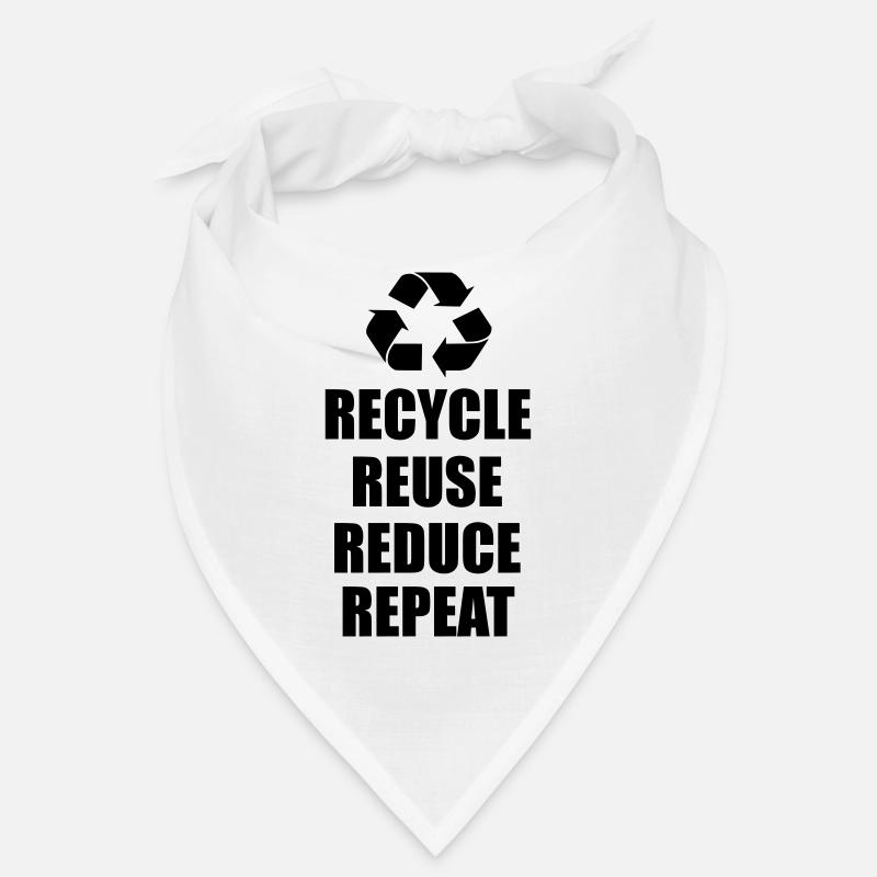 recycle repeat quote Bandana