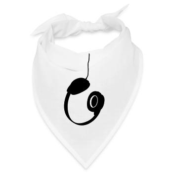 Kopfhörer - Bandana - Weiß - Vorne