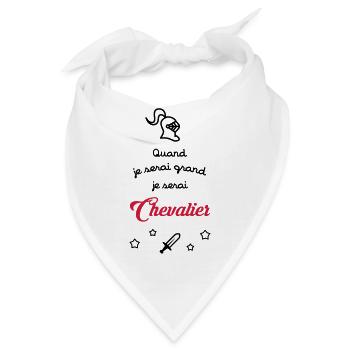 Pirat / Ritter / Baby / Junge - Bandana - Weiß - Vorne