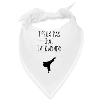 Taekwondo Taekwondoin Tae-Kwon-Do Tae Kwon Do - Bandana - Weiß - Vorne
