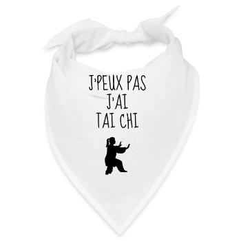 Taijiquan / Tai-Chi Chuan / Tai Chi / Tai-Chi - Bandana - Weiß - Vorne
