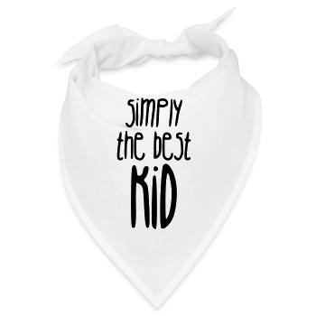 Teenager / Jugendliche / Jugendlicher / Kind - Bandana - Weiß - Vorne