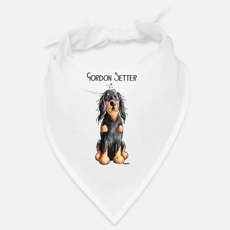 Funny Gordon Setter - Hund - Comic - Hunderasse Bandana