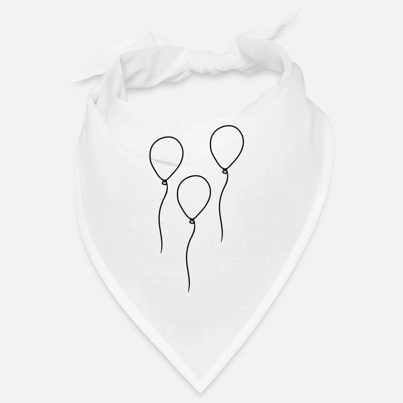 3 balloons design Bandana
