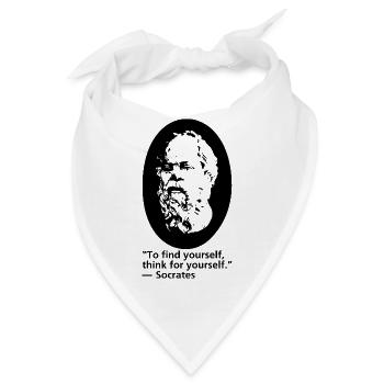 Socrates - Bandana - Weiß - Vorne