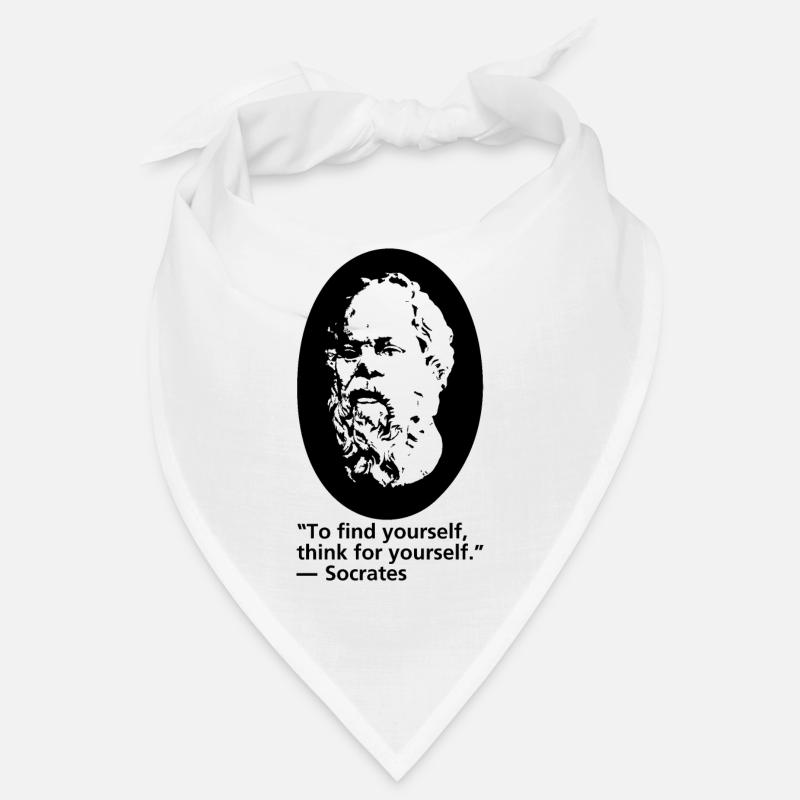 Socrates - Bandana - blanc