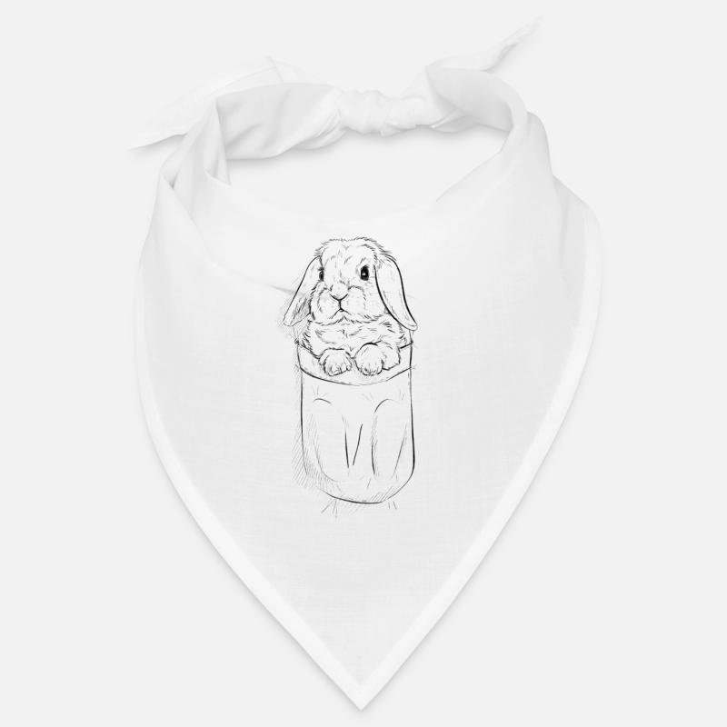 Ram Rabbit in Bag Bandana