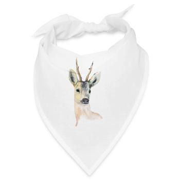 Deer 1.0 - Bandana - Weiß - Vorne