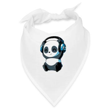 Cute Panda - Bandana - Weiß - Vorne