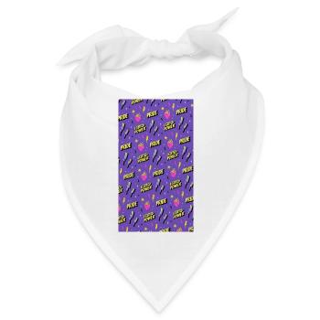 LGBTIQ Pride Month Pattern - Bandana - Weiß - Vorne