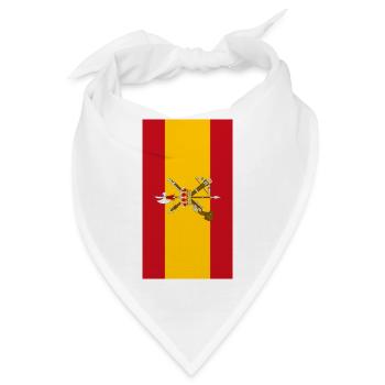 Telefonische Affäre der Flagge der spanischen Legion - Bandana - Weiß - Vorne