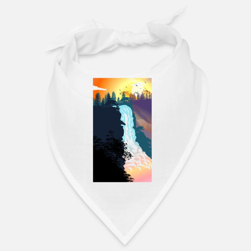 Waterfall Sunset Bandana