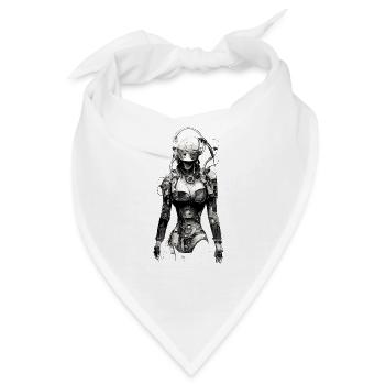 Technische Zeichnung Cyborg - Bandana - Weiß - Vorne