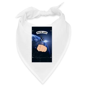 Zeit nur für mich und dich Bekleidung - Bandana - Weiß - Vorne