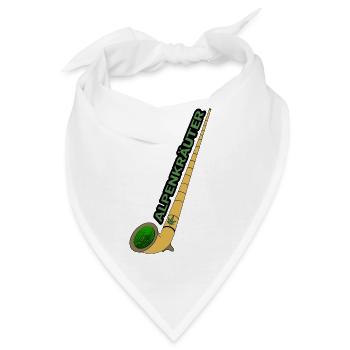 Alphorn Bong - Bandana - Weiß - Vorne