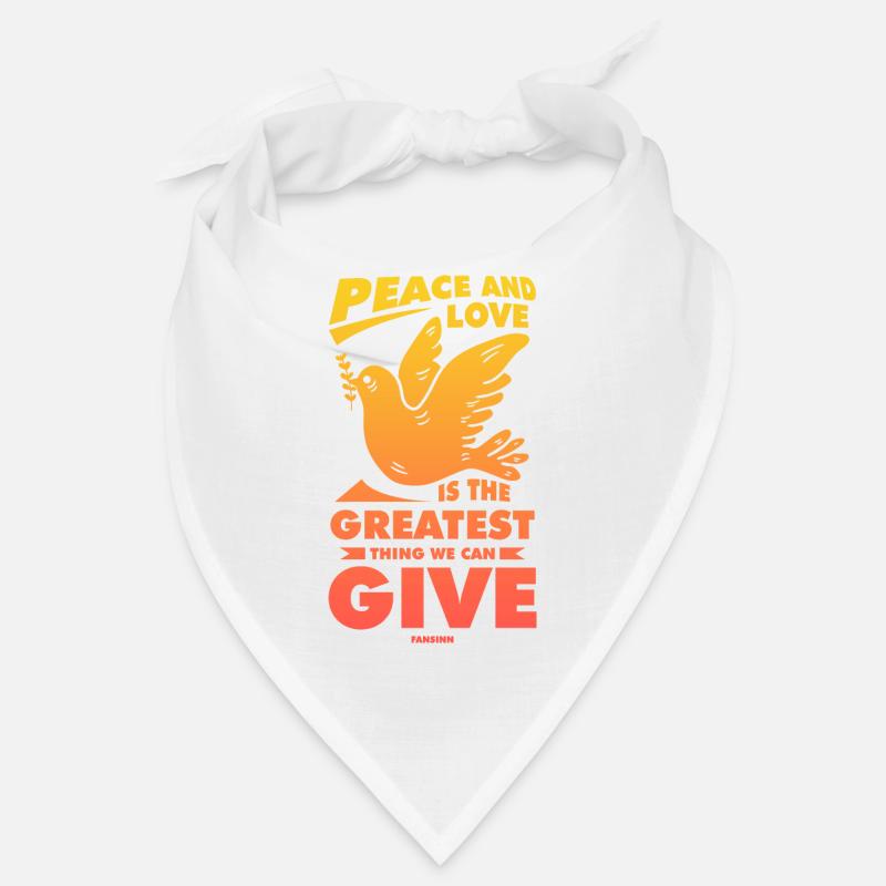 Frieden und Liebe Bandana