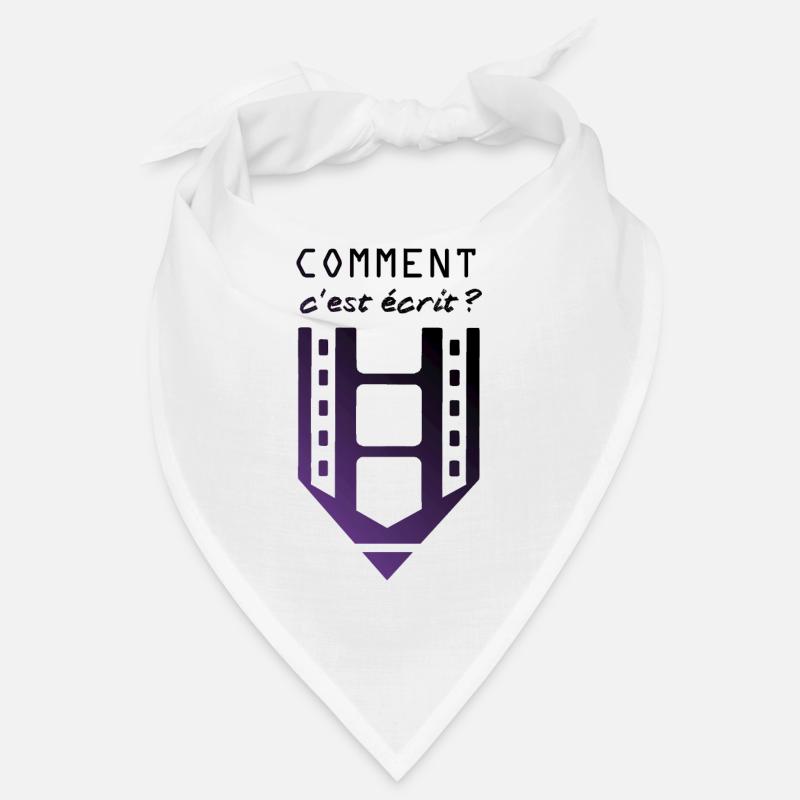 Comment c'est écrit Couleur Transparent Bandana