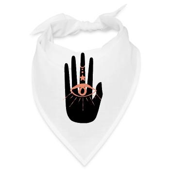 Glücksbringer - Bandana - Weiß - Vorne