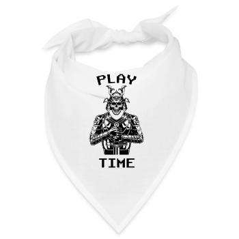 Skelett - Bandana - Weiß - Vorne