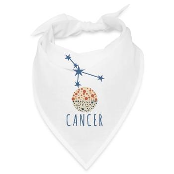 Das Sternbild des Krebses - Bandana - Weiß - Vorne