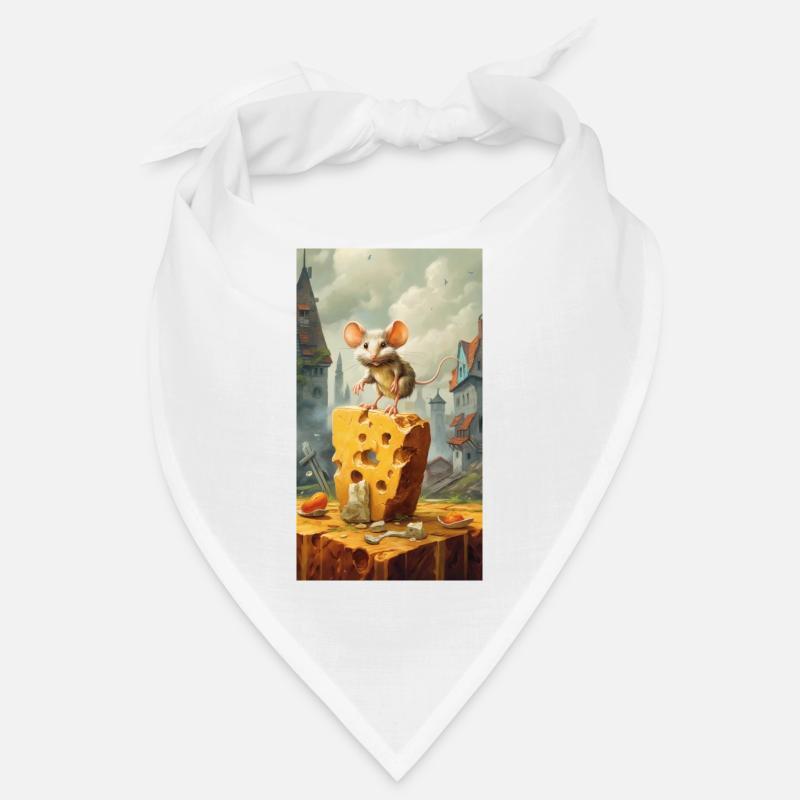 Maus - Bandana - Weiß