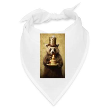 Geburtstag - Bandana - Weiß - Vorne