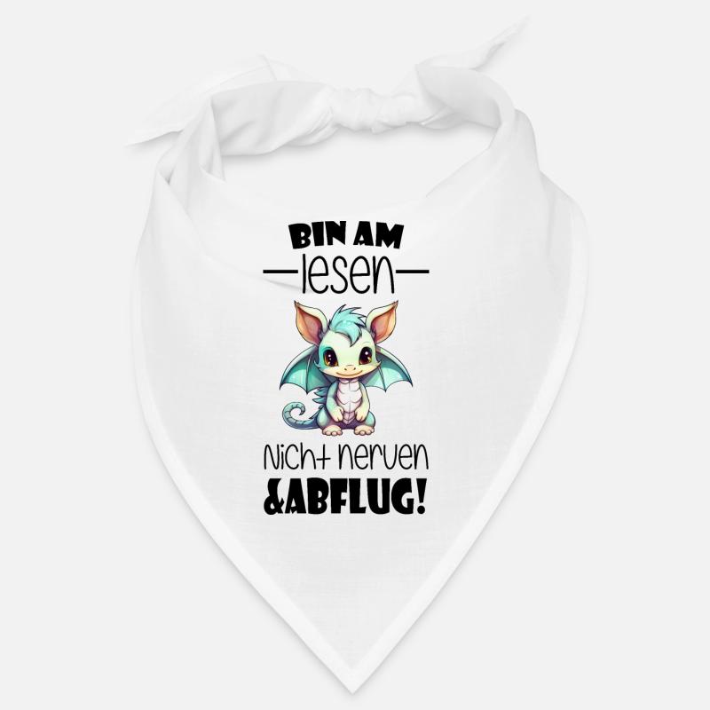 Lesen Schulkind Drache Bandana