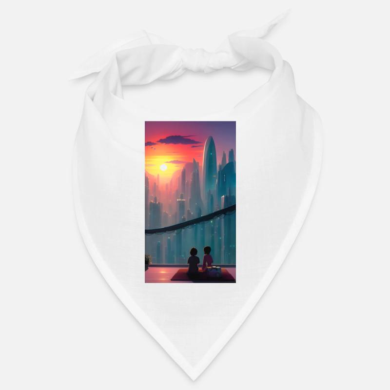 Cosmic reflection - Bandana - white