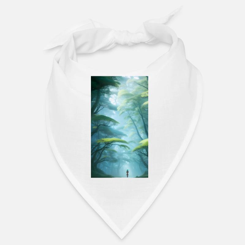Mystical forest euphoria - Bandana - white