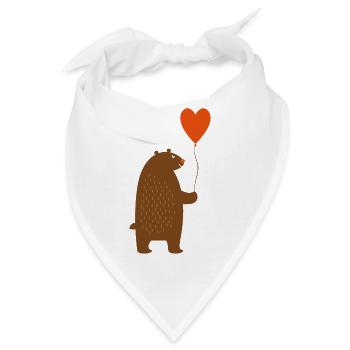 Wildtiere - Bandana - Weiß - Vorne
