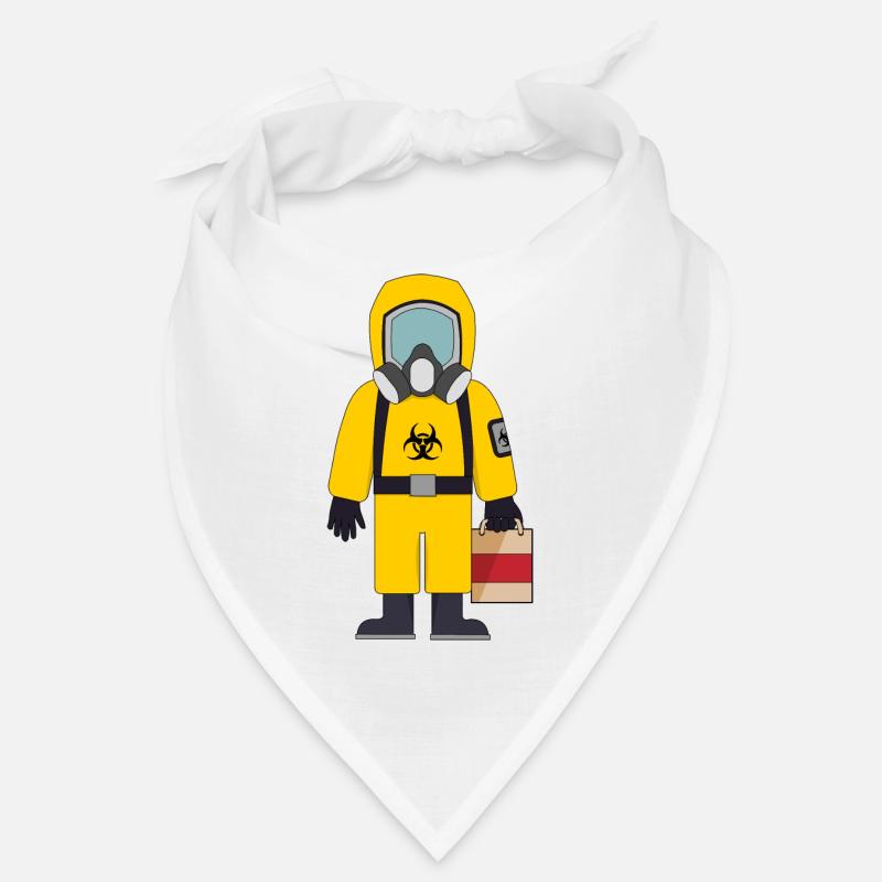 Biohazad Suit with a bag Bandana