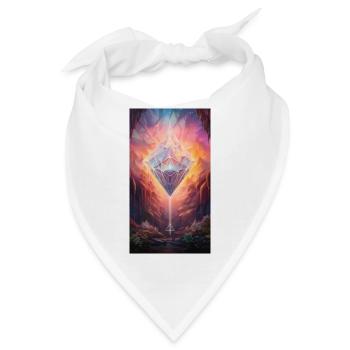 Diamant Erzengel Erleuchtung - Bandana - Weiß - Vorne
