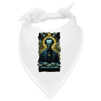 666moneyzombie Nr. 8 - Bandana - Weiß - Vorne