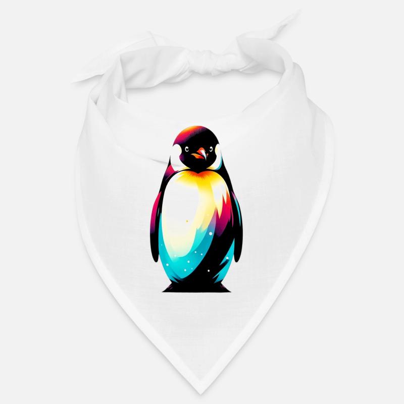 Pinguin - Bandana - Weiß