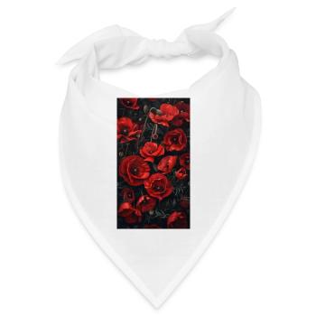 Poppy Poster Plant BG 48 - Bandana - Weiß - Vorne