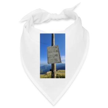 Passen Sie auf, dass Sie nicht über die Seile laufen! - Bandana - Weiß - Vorne